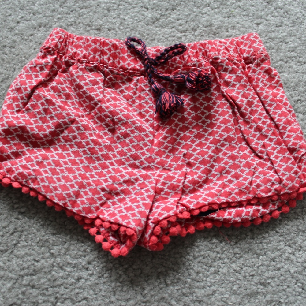 Sonoma Girls 18-24 M Shorts Lot of 3 Orange Green - Picture 6 of 8